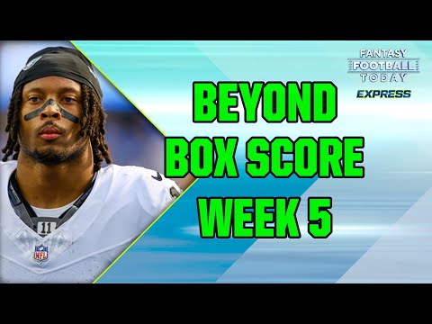 Beyond The BoxScore | Week 5 Deep Dive w/ ESPN's Seth Walder