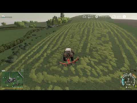 FS19 Seasons hay tedding
