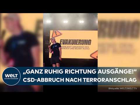 Video Thumbnail: TERROR IN BERLIN: Video zeigt Christopher Street Day-Abbruch nach islamistischem Anschlag