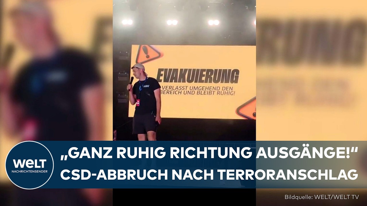 TERROR IN BERLIN: Video zeigt Christopher Street Day-Abbruch nach islamistischem Anschlag
