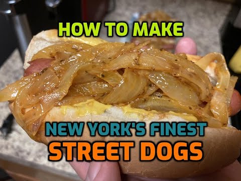 New York Style Street Dog Recipe l NY's Finest Hot Dogs