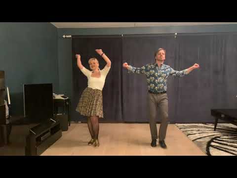 Shim Sham Class + Full demo| Mary & Christoffer | Jazz Routine| Tain't What You Do