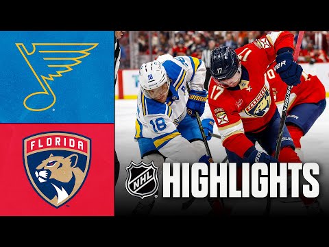 Blues vs. Panthers | NHL Highlights | December 20, 2025