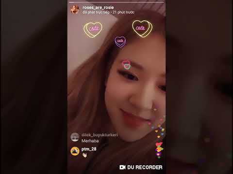 [190223] ROSÉ (BLACKPINK) live stream on Instagram | @roses_are_rosie
