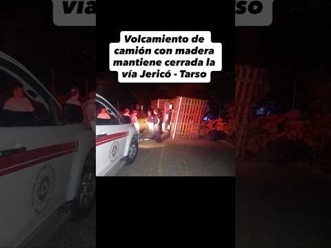 🚧Cierre vial entre Tarso - Jericó
