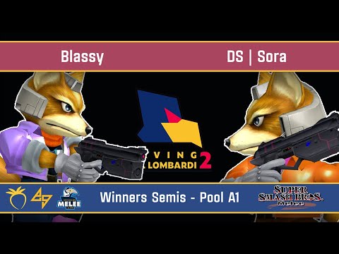 Saving Mr. Lombardi 2 - Blassy (Fox) VS DS | Sora (Fox) - SSBM - Winners Semis (Pool A1)