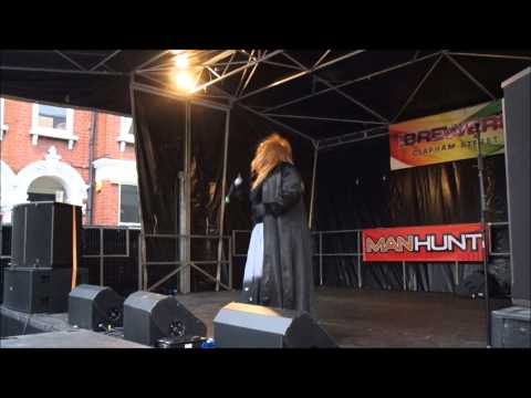 CAROL JIANI  AT THE CLAPHAM STREET PARTY 5th JULY 2014
