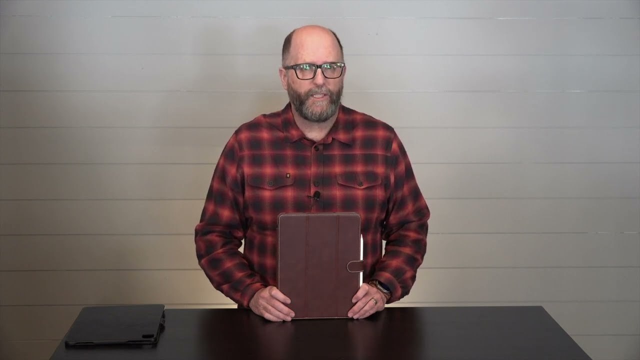 The Slim Leather iPad Case By Burton Goods