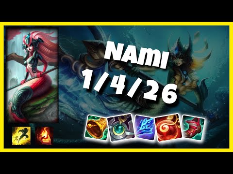 Nami Support 10.25 Challenger Gameplay Replay - S11 (1/4/26) - NA