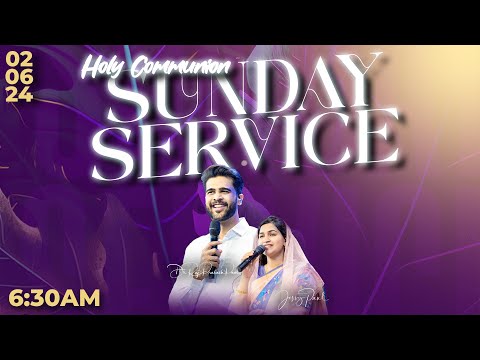 Sunday Holy Communion First Service Live || 2nd June 2024 || Raj Prakash Paul || Jessy Paul