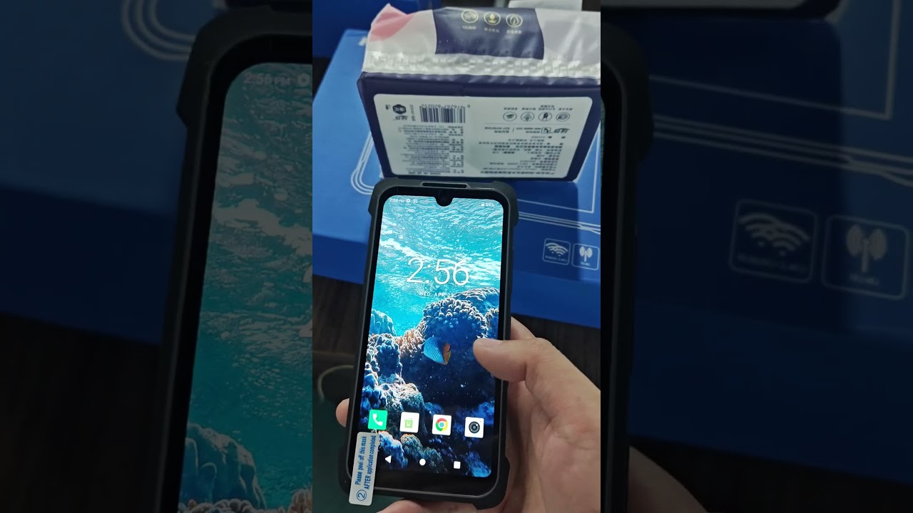 The configuration process for the SM5-T with 2D version #smartphone #pda