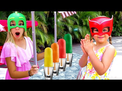 Diana & Roma giocano in gelateria con Maggie