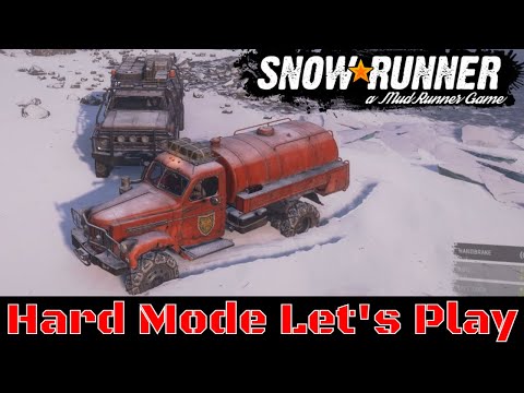 Snowrunner Hard Mode Let's Play | Missing Parts - Heading Back to Kola | Episode 35