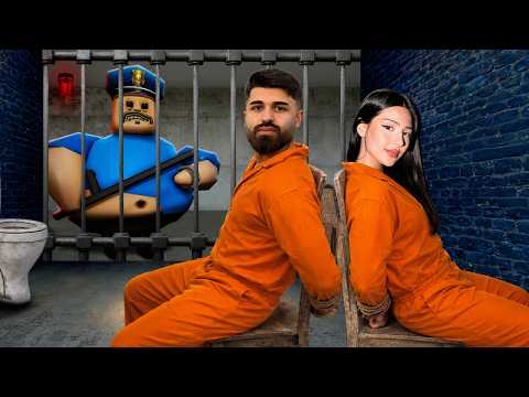 გავიქცევით ციხიდან მე და ნინი ROBLOX -ში?!