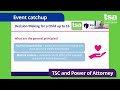 tsc and power of attorney