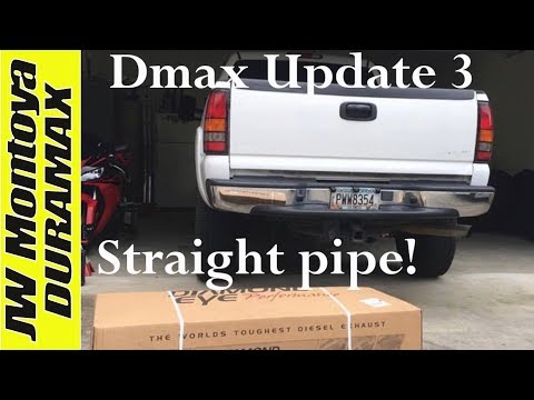 Duramax Update 3- New Exhaust ( Diamond Eye 5" Straight Pipe)