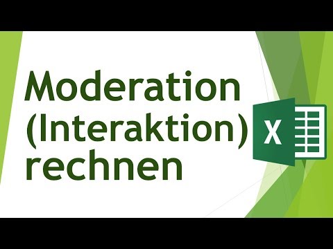 Moderation (Interaktion) in Excel rechnen und interpretieren - Daten analysieren in Excel (23)