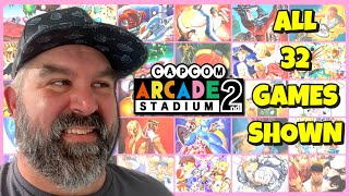 Capcom Arcade 2nd Stadium All 32 Games Shown