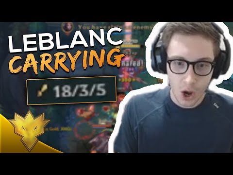When TSM Bjergsen Plays Leblanc in SoloQ... ft. Biofrost - Bjergsen Funny Moments & Highlights