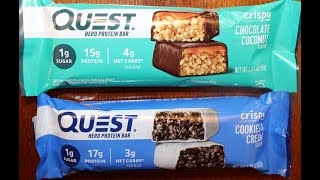 Quest Hero Protein Bar: Chocolate Coconut and Cookies & Cream Review