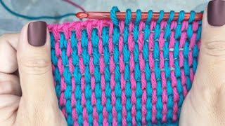 Beautiful Tunisian Crochet Blanket Pattern ✨️