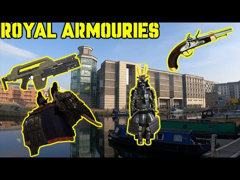 LEEDS ROYAL ARMOURIES TOUR! - Swords, Knives, Rifles, Pistols, Cannons, War Elephants & More