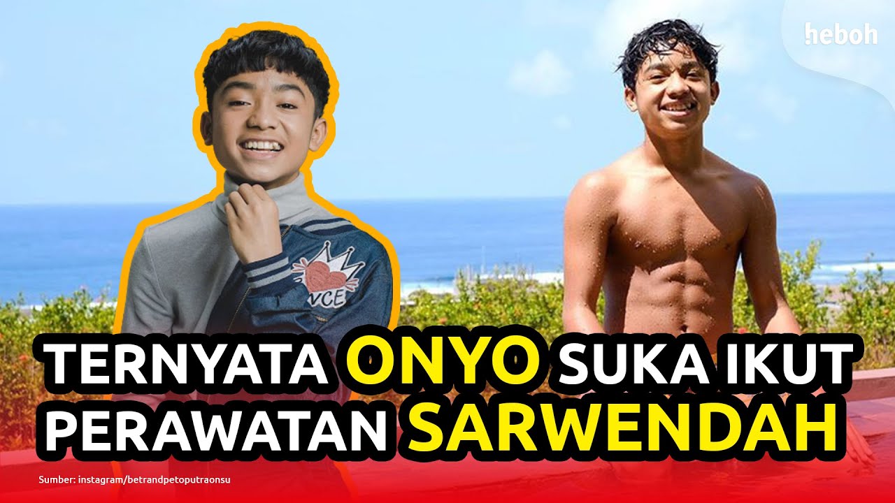 Ternyata Onyo Suka Ikut Sarwendah Perawatan Muka