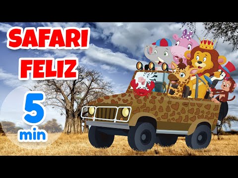 Safari Feliz - Giramille 5 min | Desenho Animado Musical