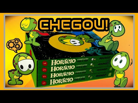 UNBOXING DA CAIXA DA COLEÇÃO HORÁCIO COMPLETO (PIPOCA & NANQUIM) | Obra Nerd