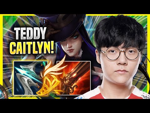 TEDDY IS INSANE WITH CAITLYN! - KDF Teddy Plays Caitlyn ADC vs Jhin! | Season 2022