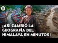 ¡Ríos de lodo engullen ciudades enteras! Así se ve el antes y el después de Nepal tras la tragedia