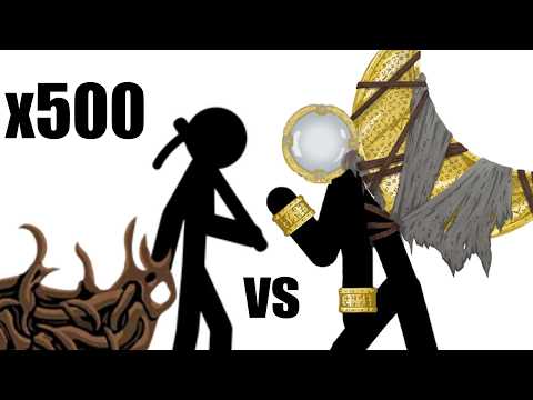500 Miners Vs Last Stand - Stick War Saga 