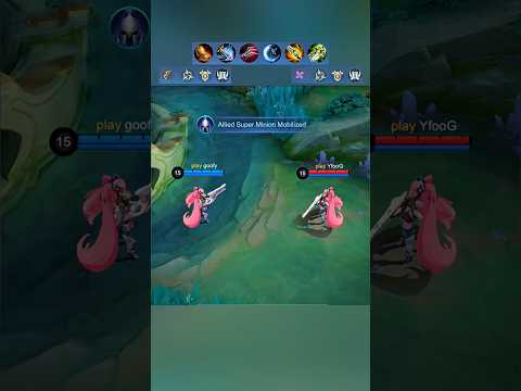 Layla marksman emblem vs custom assassin emblem, same item #layla #mobilelegends #mlbb