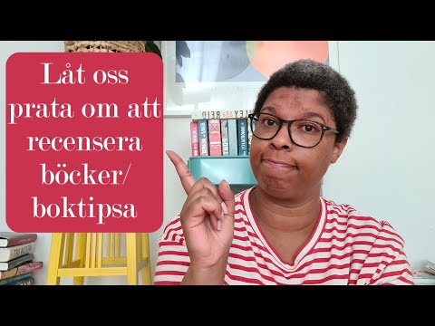 Låt oss prata om att recensera böcker/boktipsa