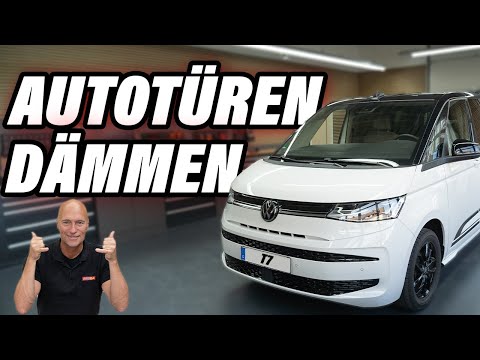 Better sound in the car through door insulation - a crazy trick in the VW T7!