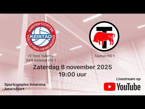 AVV Keistad HS 1 - Taurus HS 1, Volleybal Heren Superdivisie