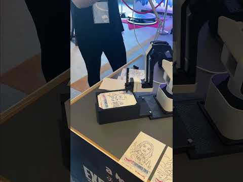 RoboSketch (robot ile karikatür çizimi) Çekim Çıktısı 1