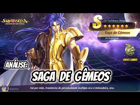 COMO EQUIPAR SAGA DE GÊMEOS | ANÁLISE COMPLETA | SAINT SEIYA AWAKENING.