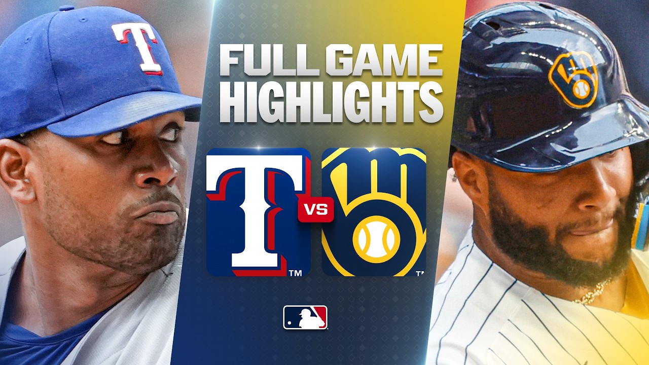 RANGERS vs. BREWERS: Official Full Game Highlights (August 30) | 2026 MLB Season