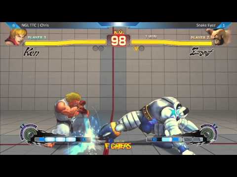 USF4 NGL TTC Chris vs Snake Eyez - Location Test