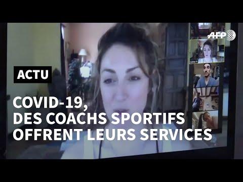 Coronavirus: des coachs sportifs défient le confinement en ligne | AFP News