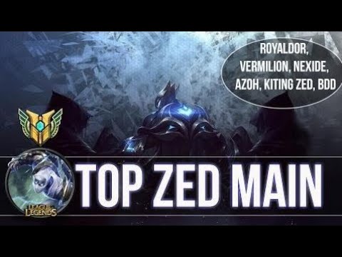 TOP ZED MAIN | Zed Montage 2016 toes RoyalDor, Nexide, Kiting Zed, Vermilion, Azoh, Bd   | Bronze V