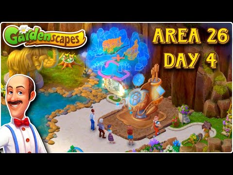 Gardenscapes Story | Area 26 day 4 | Gardenscapes Gameplay