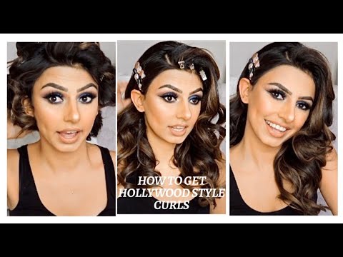 HOW TO GET HOLLYWOOD STYLE CURLS | PIN UP CURLS |...