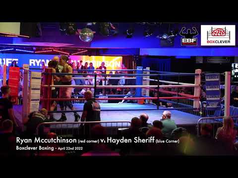 Fight 20 Ryan Mccutchinson red corner vs Hayden Sheriff blue Corner