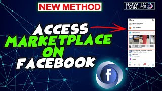 How to access marketplace on facebook 2024