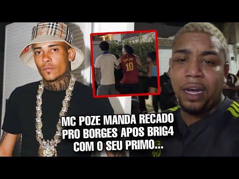 MC Poze responds to Borges after a fight with his cousin, and it went wrong…