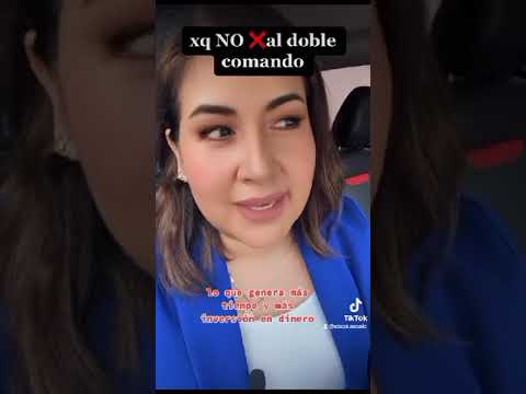 ¿Por qué no es recomendable el uso de vehículo de doble comando?