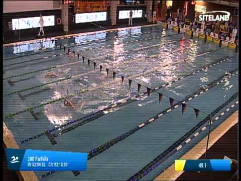 Serie 3 dei 200 Farfalla  Assoluti F Agonisti - 7° Trofeo SOGEIS Montichiari