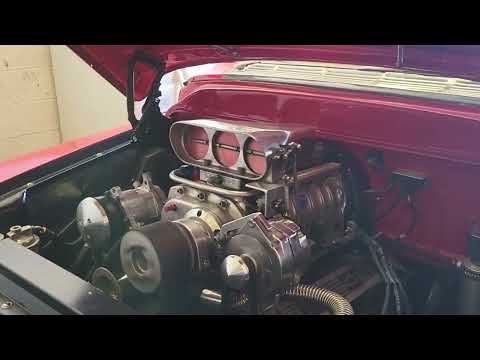 Blown 55 Chevy truck